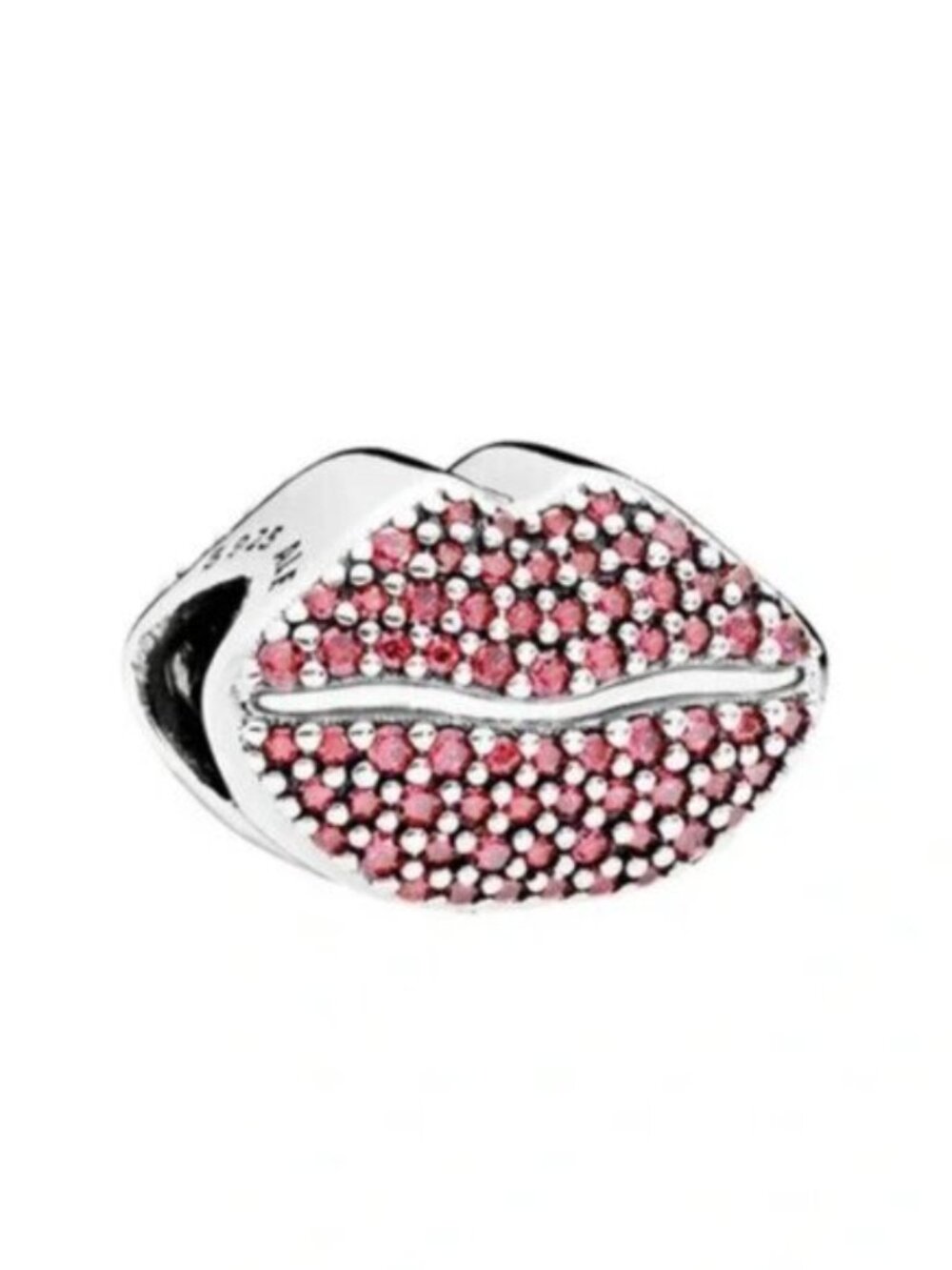 Pandora Pink Pave Lip Charm